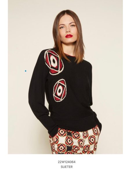 Pull noir motifs 124064