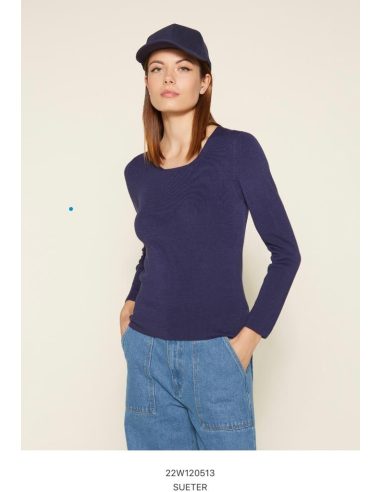 Pull Noir et bleu 120513