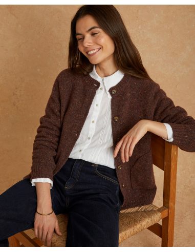 Cardigan laine poches 39532