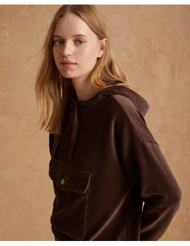 Sweat Velours Chocolat 39454