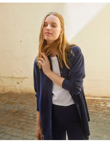 Sur Chemise fluide navy 39281