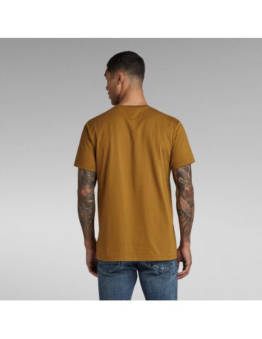 Tee Shirt manches courtes BASE 16411 tobacco