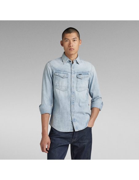 Chemise Manches longues Slim Denim 23616