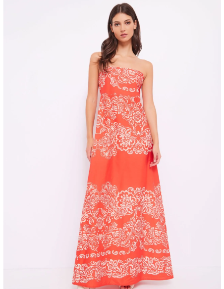 Robe longue bretelles 15048