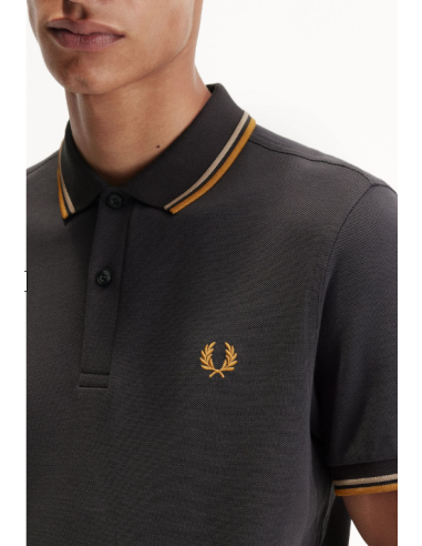 Polo manches courtes avec liserés 3600