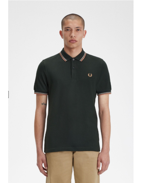 Polo manches courtes avec liserés 3600