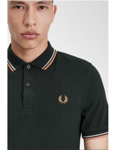 Polo manches courtes avec liserés 3600