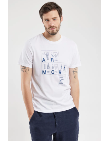 Tee Shirt Sérigraphié 773 Noeuds blanc