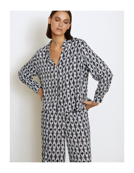 Chemise Marine Imprimé B04NVY