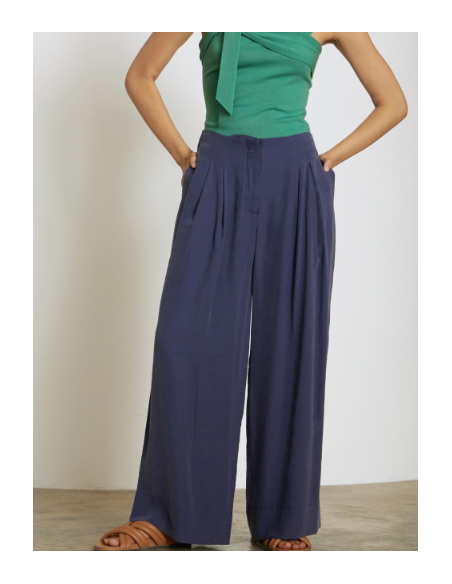 Pantalon Bleu viscose P107PRN