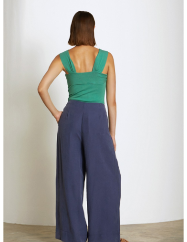 Pantalon Bleu viscose P107PRN