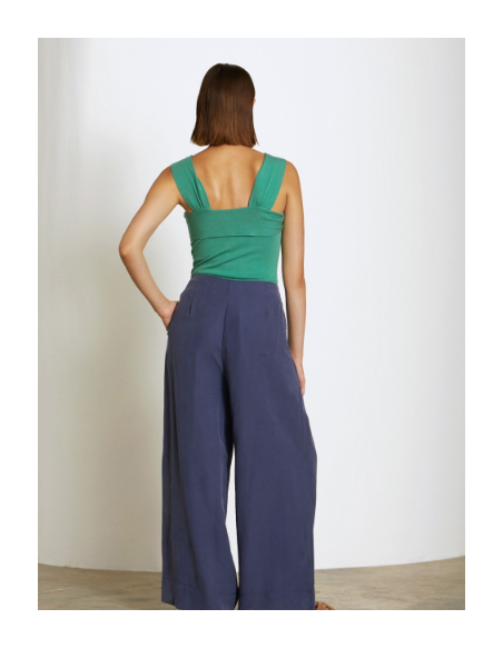 Pantalon Bleu viscose P107PRN