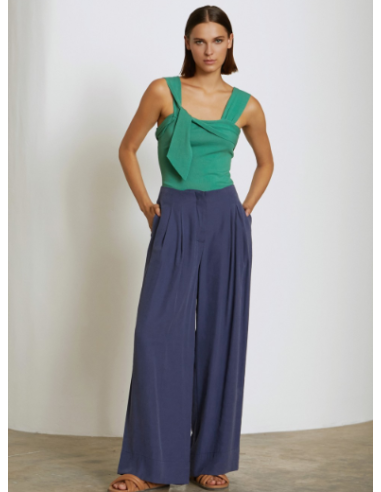 Pantalon Bleu viscose P107PRN