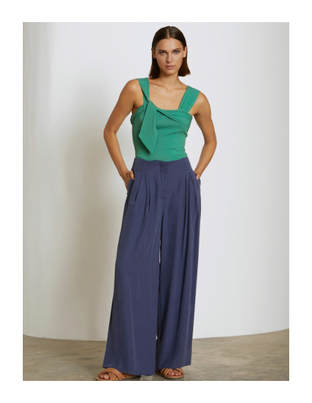 Pantalon Bleu viscose P107PRN