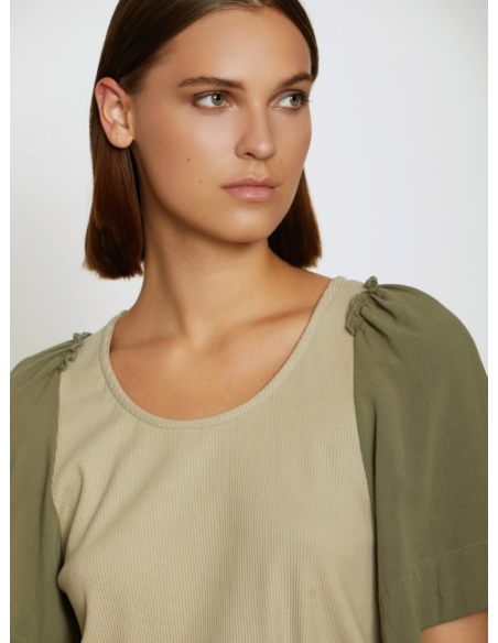 Tee Shirt Bi matière T36FRN