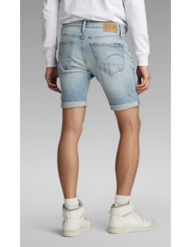 Bermuda 3301 Slim 10481 sun faded saru blue