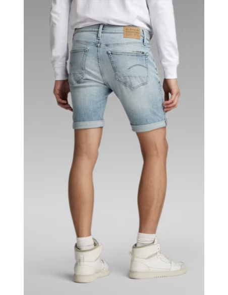 Bermuda 3301 Slim 10481 sun faded saru blue