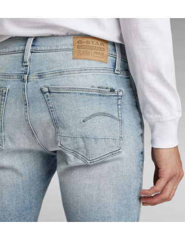 Bermuda 3301 Slim 10481 sun faded saru blue