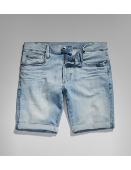 Bermuda 3301 Slim 10481 sun faded saru blue