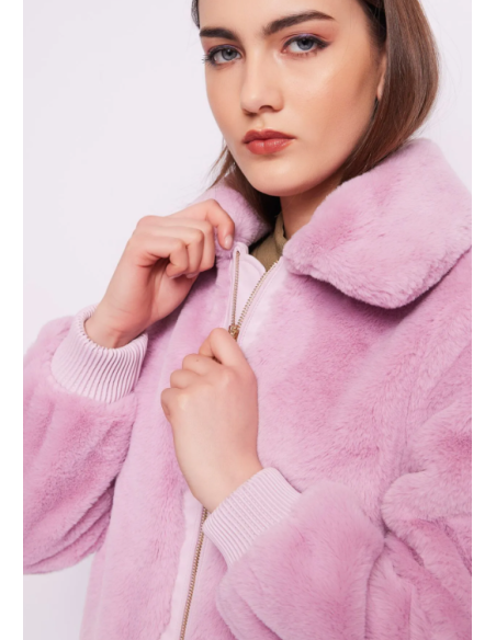 VESTE FOURRURE COURTE 39005