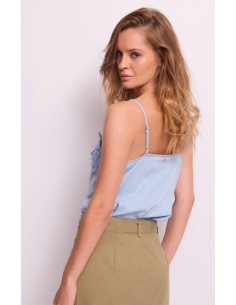 Top en chambray 45032 2