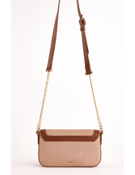 Sac à bandoulière beige 12084